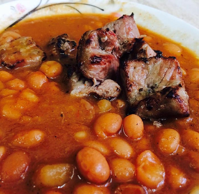 لوبیا کباب رشتی