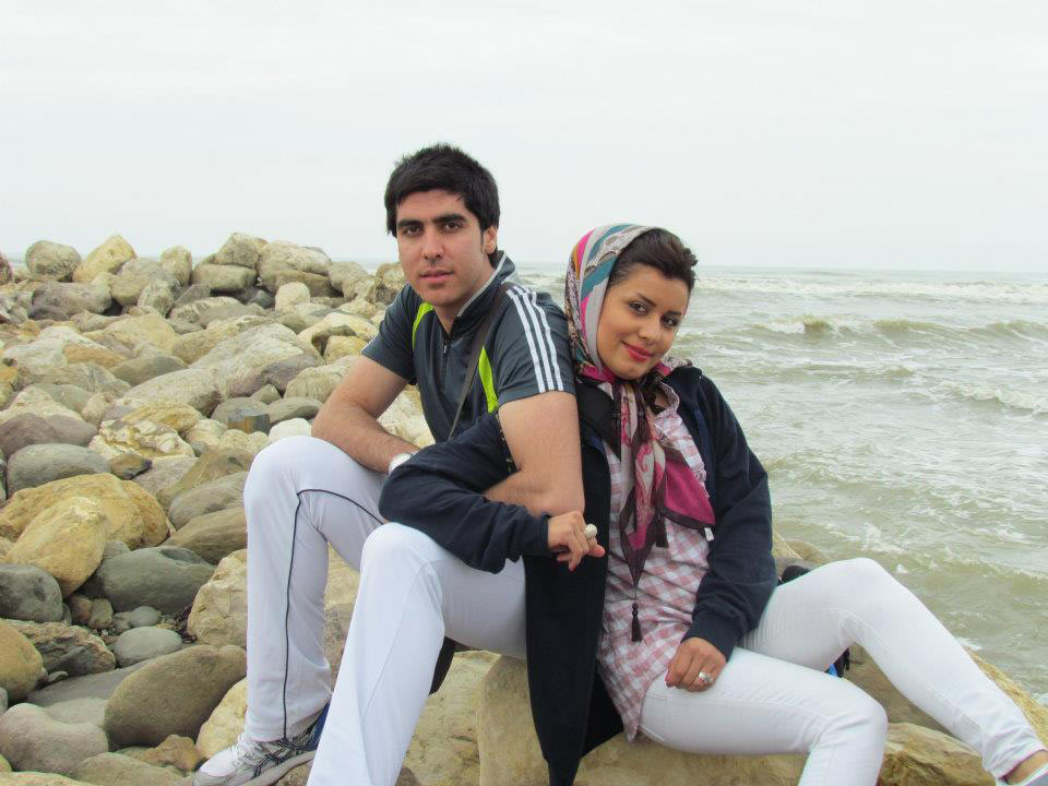عکس شهرام محمودی و همسرش